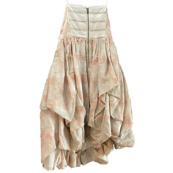 Alice + Olivia Pale Pink Saydee Sweetheart Neckline Mini Dress Size - Picture 6 of 13